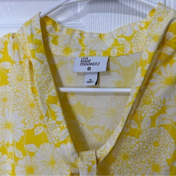 Lisa Marie Fernandez Target Collab Summer Dress Floral Sleeveless Midi - Picture 4 of 13